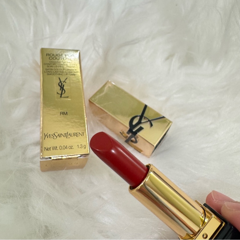 YSL Rouge Pur Couture Satin Lipstick – Shade RM (Rouge Muse)